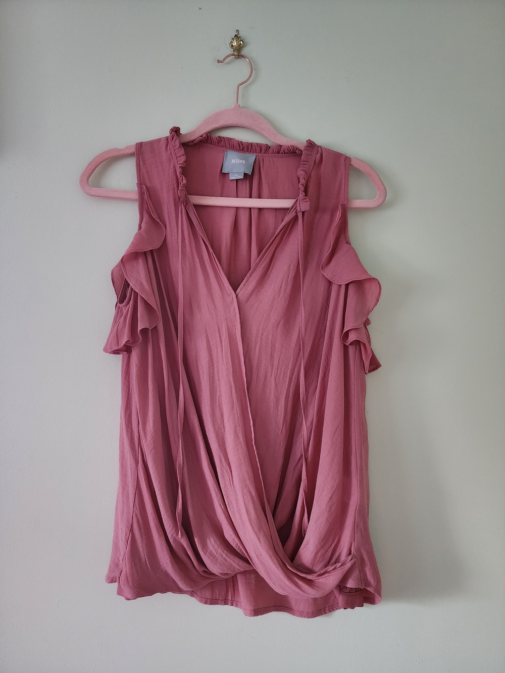 Maeve By Anthropologie Ruffle Surplice Camisole